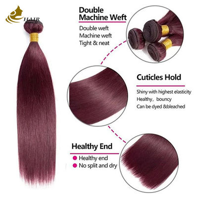 Extensions 99J Couleur bourguignonne en vin