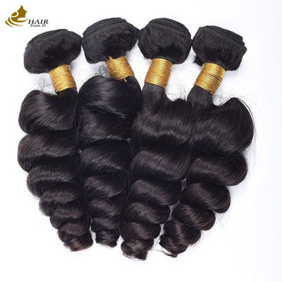 Cheveux de grade 10A cheveux humains vierges tissus style vague lâche peut être teint