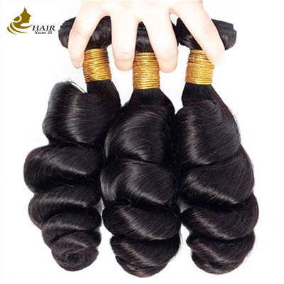 Cheveux de grade 10A cheveux humains vierges tissus style vague lâche peut être teint