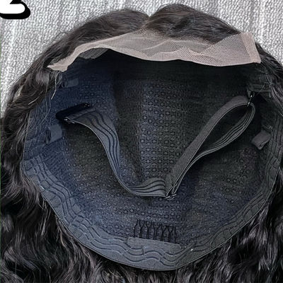 12 pouces sans colle 5 * 5 Front dentelle cheveux humains perruque vague d'eau sans colle haut en soie pleine dentelle perruque