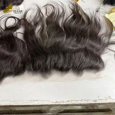 Ligne de cheveux en forme de M Fermeture en dentelle de cheveux humains personnalisée