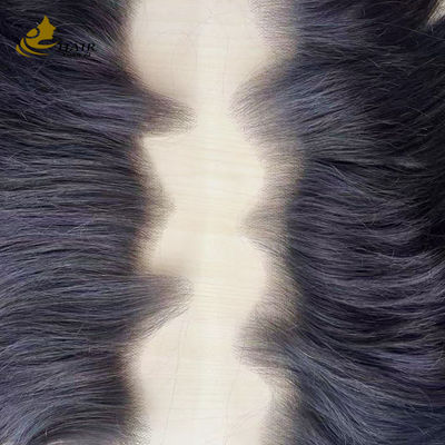 Ligne de cheveux en forme de M Fermeture en dentelle de cheveux humains personnalisée