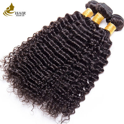 18 pouces 100 cheveux humains vierges en vrac, boucles de cheveux perverses 1B, noir naturel