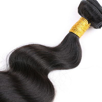 100% de cheveux humains bruts Body Wave Naturel Noir Vierge Bandeau de cheveux brésiliens