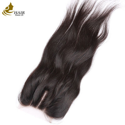 100% Remy HD Frontale cheveux humains dentelle fermeture vague lâche
