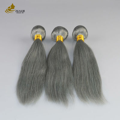 100% Vierge Ombre Extensions de cheveux humains Invisi Ruban gris
