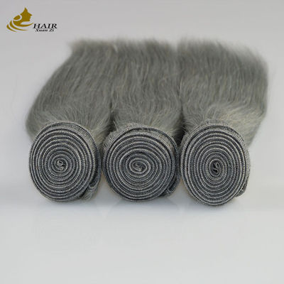 100% Vierge Ombre Extensions de cheveux humains Invisi Ruban gris