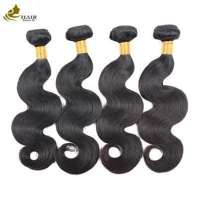 100% de cheveux brésiliens vierges Noir Remy Extensions de cheveux humains