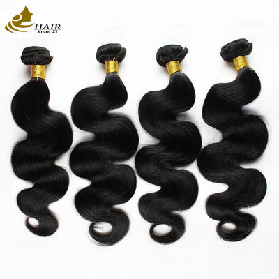 Blanchissage de cheveux humains vierges 12A 14 pouces tissus péruviens