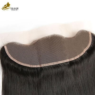 Couverture en dentelle 8x8 brun moyen et frontaux pour les cheveux humains droits