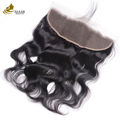 13x4 Fermeture de cheveux humains frontaux en dentelle Corps vague 1B