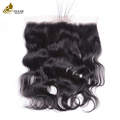 13x4 Fermeture de cheveux humains frontaux en dentelle Corps vague 1B