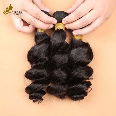 Paquets de cheveux humains vierges 100% Double Trame, Vague Lâche, 8 pouces - 30 pouces avec Closure