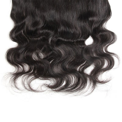 Les dames Remy Extensions de cheveux humains Boîtes 100% brésilienne Avec fermeture frontale en dentelle