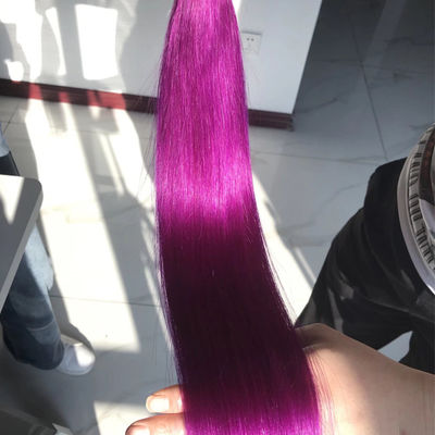 613 Couleur Ombre Extensions de cheveux humains Boîtes de tissage 1B Pourpre