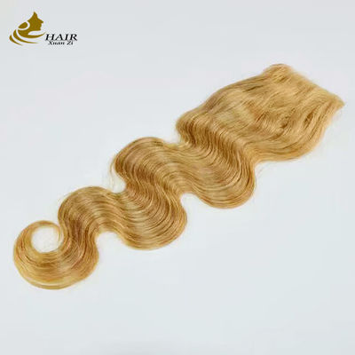 Brown Remy Ombre Extensions de cheveux humains Body Wave Bundles avec fermeture en dentelle