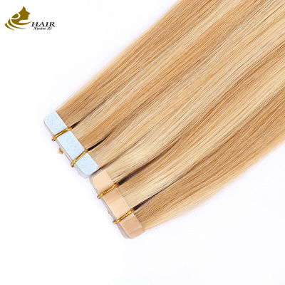 Les extensions de cheveux humains ondulés de couleur jaune