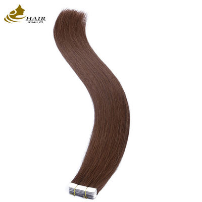 Blonde de platine 20 pouces bande d'extension cheveux humains vierges