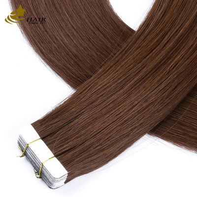 Blonde de platine 20 pouces bande d'extension cheveux humains vierges