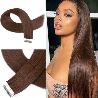Blonde de platine 20 pouces bande d'extension cheveux humains vierges