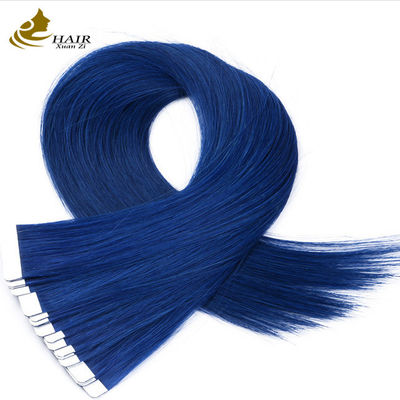 Tape Invisi sans enchevêtrement dans les extensions de cheveux de couleur douce soyeuse