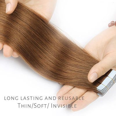 Tape humaine sans couture de 24 pouces en extensions Noir OEM