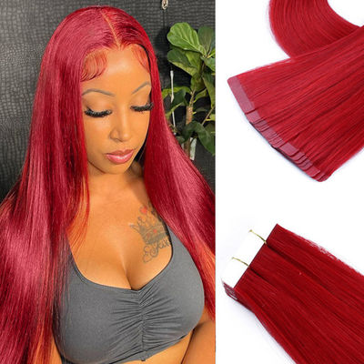Double ruban adhésif dans les extensions de cheveux 16 pouces