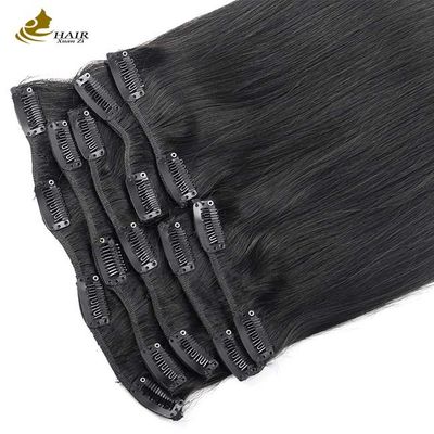 Remy 24 pouces clip dans les extensions de cheveux 100% vierge en vrac OEM