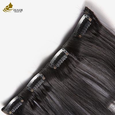 Extensions de cheveux bouclés à clipser 18 pouces 100% cheveux humains Body Wave pour cheveux noirs
