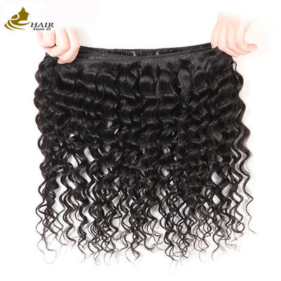 Noir Kinky Vierge Cheveux Humains Boîtes de beauté Fournitures Cheveux tissé