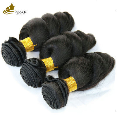 Naturel Noir Cambodgien Vierge 16 pouces Brésilien Cheveux lâches OEM