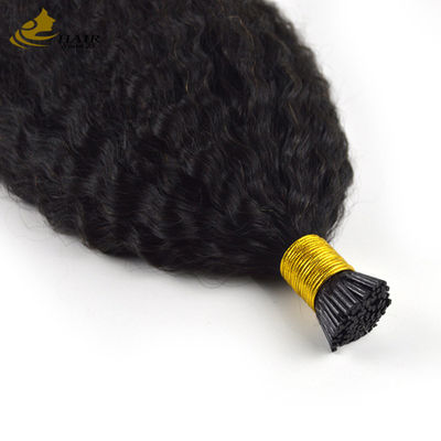 Micro-boucle de cheveux pré-liés à l'état plat