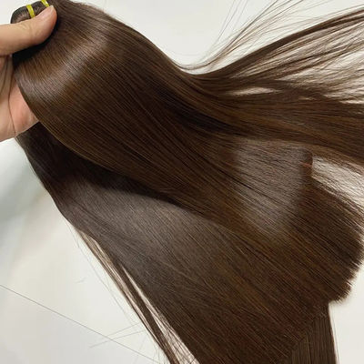 # 4 Boucles de cheveux vietnamiens cheveux humains droits tissé double os tiré