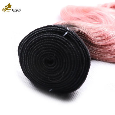 Malaisie 1B/Rose 100 Virgin Human Hair Bundles Body Wave Extensions Tissus super double dessiné