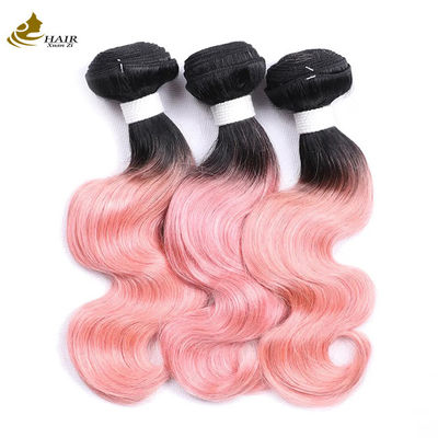 Malasie Rose Vierge Boucle de cheveux humains 20 pouces 1B Naturel