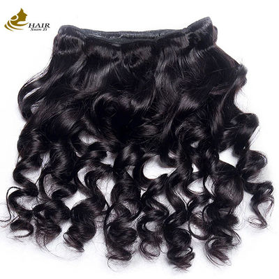 Packs de cheveux vierges en boucle avec fermeture frontale en dentelle