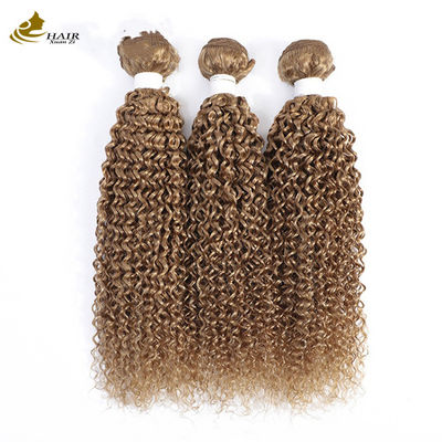 27 Tissus de couleur Ombre Extensions de cheveux humains Vierge bouclée 100g/paquet