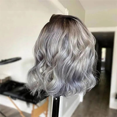 613 Perruques personnalisées pour les cheveux humains Bob pour les cheveux naturels
