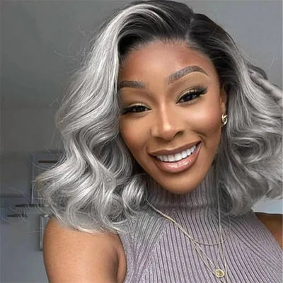 613 Perruques personnalisées pour les cheveux humains Bob pour les cheveux naturels