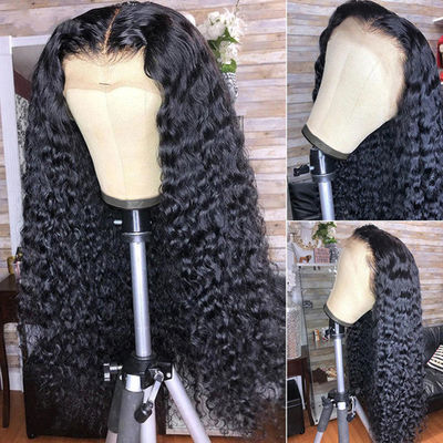 Des perruques pour cheveux humains sur mesure sans colle, textures bouclées, pré-pluquées