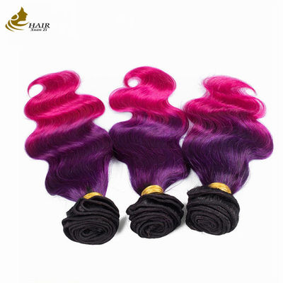 12A Extensions de cheveux humains Body Wave Boucles de cheveux violets vierges