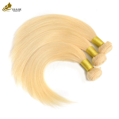Vente directe d'usine Brasília Vierge Cheveux humains 613# Blonde Cheveux droits