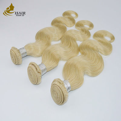 Boucles de cheveux humains droits Couleur des cheveux brésiliens Tissus Blonde Browm Remy Boucles de double tissu Extensions de cheveux humains