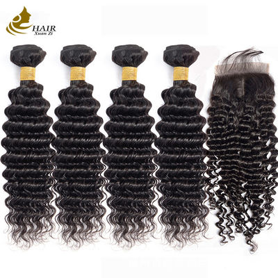 Vente en gros de cheveux en boucle de Pixie tissage naturel de cheveux noirs indiens Remy