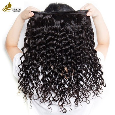 Des boucles de cheveux humains vierges naturelles avec une technologie d'alignement de la cuticule