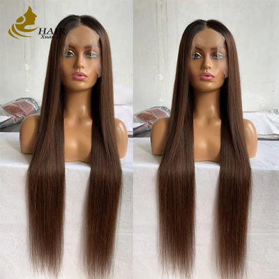 100% de cheveux humains péruviens vierges Wave d'eau de dentelle Perruques avant