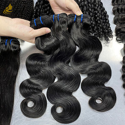 100% de cheveux brésiliens non transformés en gros de cheveux humains vierges