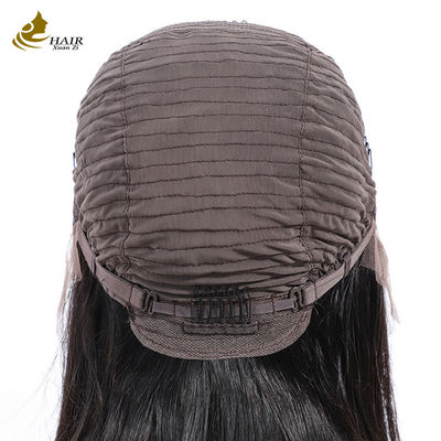 13*4 dentelle profonde ondée bouclée cheveux humains perruques naturelles noires cheveux vierges perruque