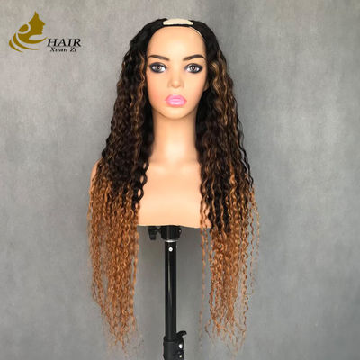 Partie U/V Perruque Cheveux humains avec pinces Super pratique