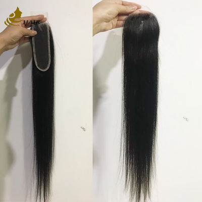 Raie Brésilienne Lisse 2x6 HD Invisible en Cheveux Humains avec Dentelle